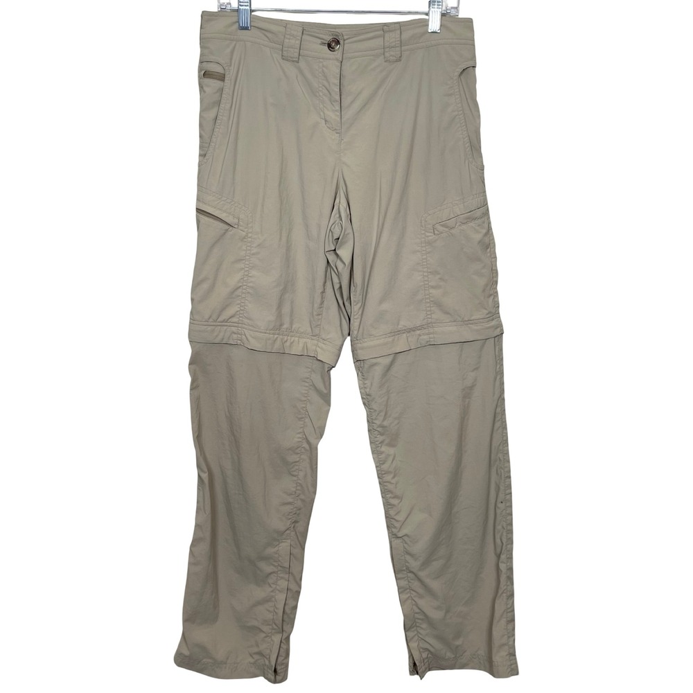ExOfficio Bugs Away Convertible Pants Beige Women's 6 Insect Shield Hiking